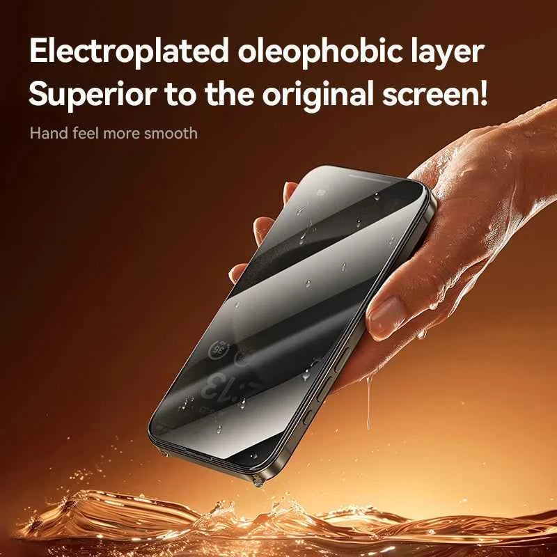 Joyroom 1/2Pcs 20°Anti-spy Glass For iPhone 16 15 Pro Max Glass For iPhone 16 15 14 13 12 11 Pro Max Privacy Screen Protector