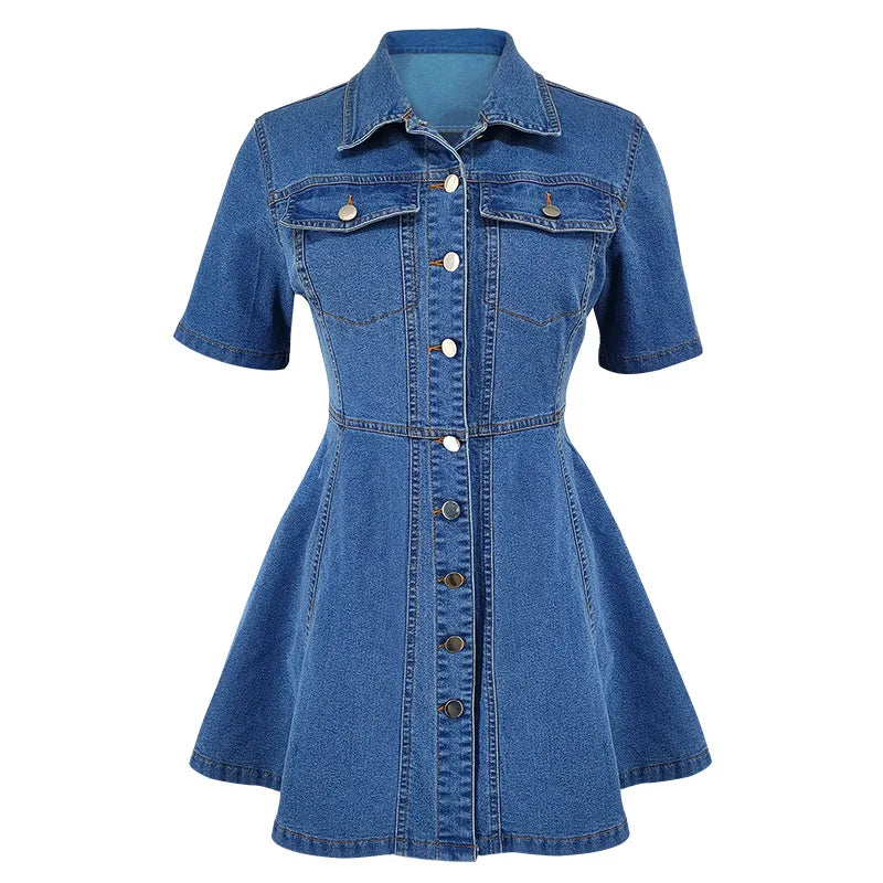Denim Downtown Mini Dress