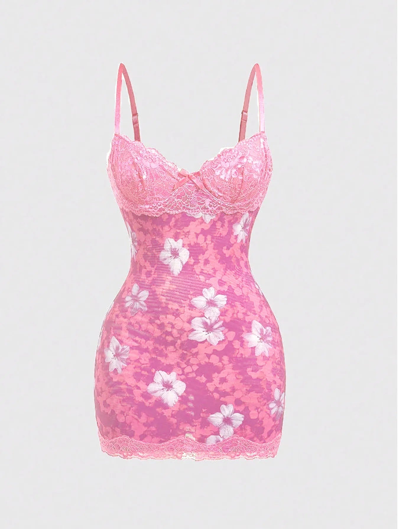 Minivestido con estampado audaz sin espalda DCDG (Vestido con tirantes finos para mujer)