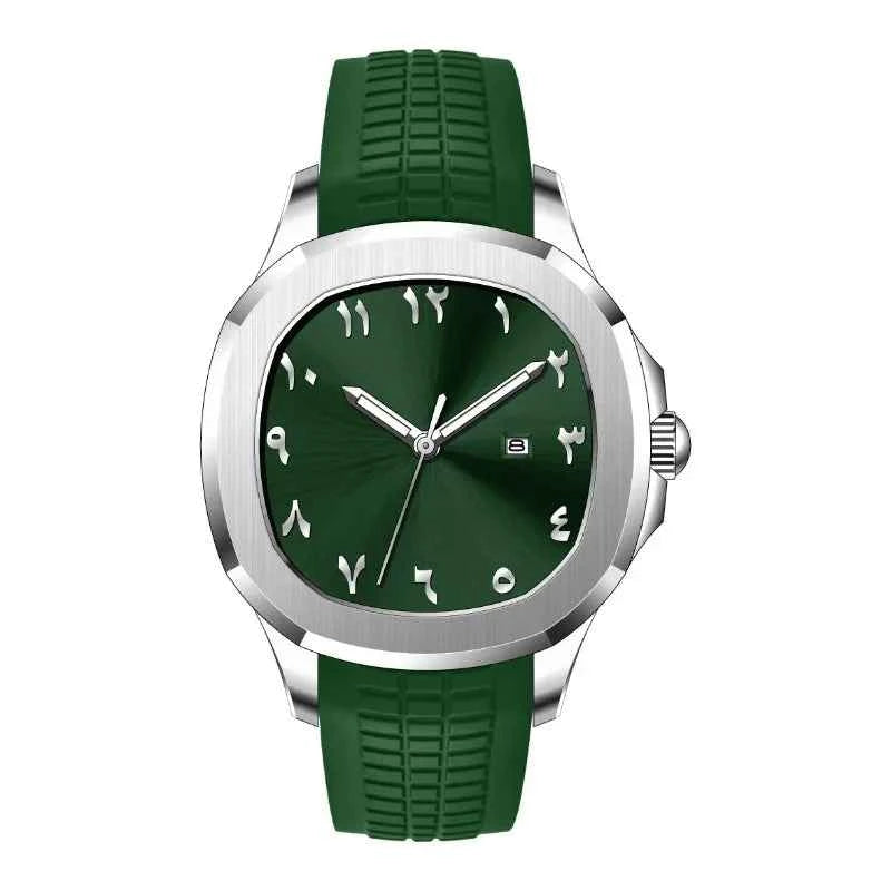 New Modern Minimalist Men's Watch - Creative Arabic Digital Sports Quartz Watch with Unique Luxury Design Gift