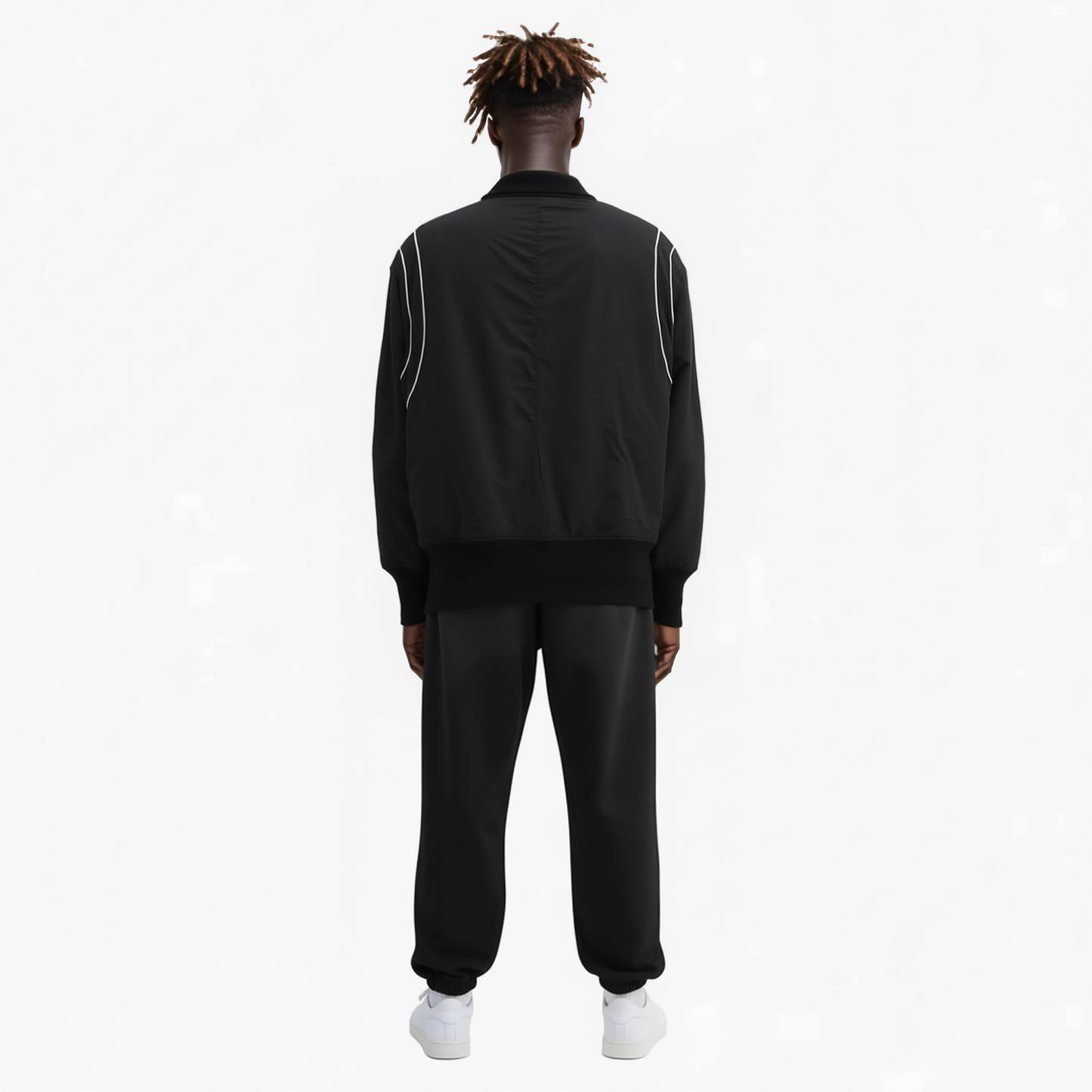 Men’s Oversized Black Bomber Jacket