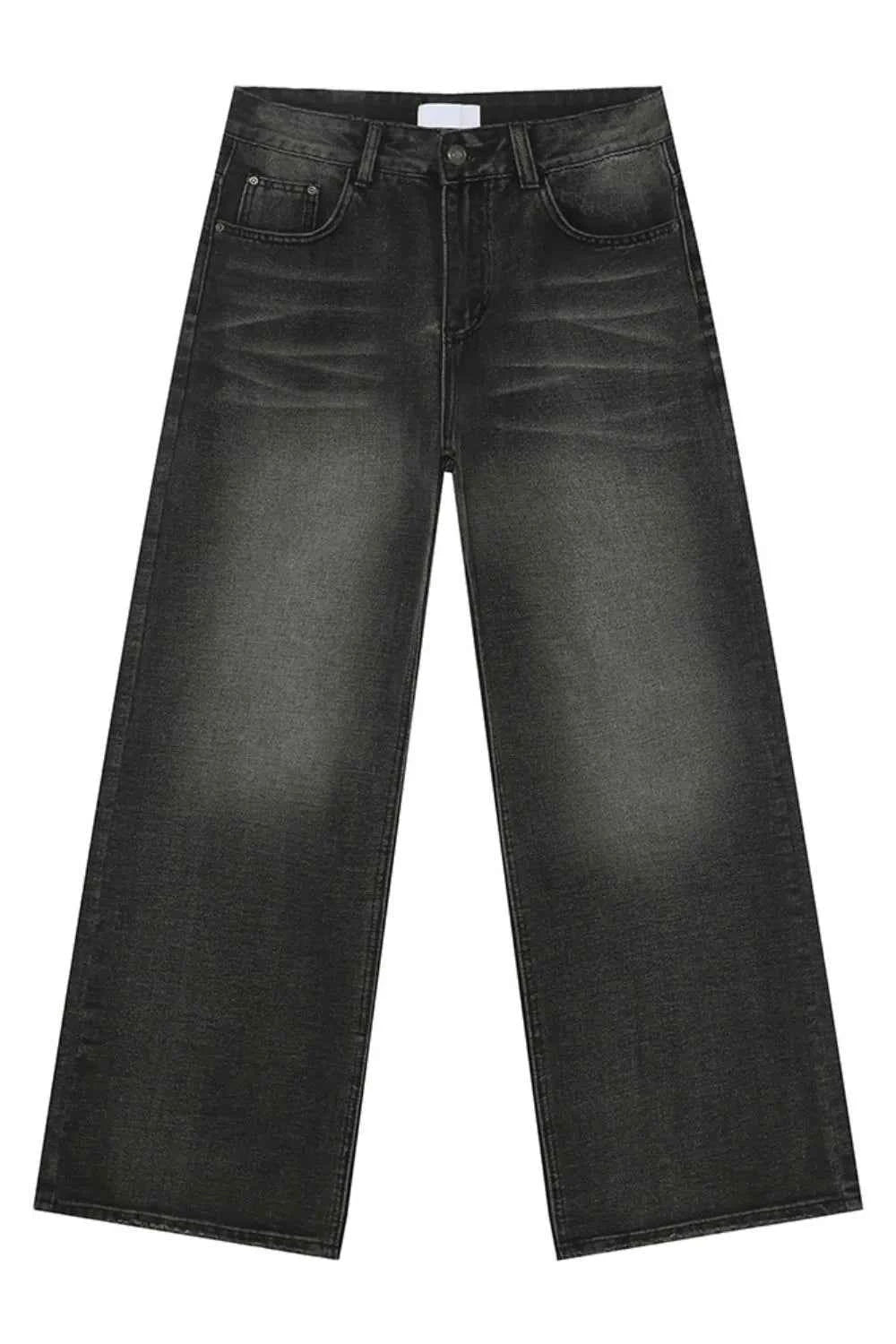 Wide Leg Pocketed Jeans