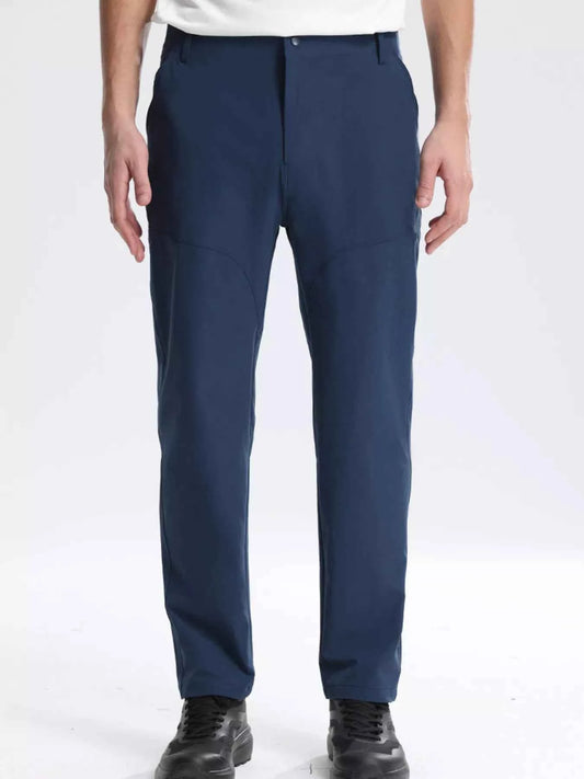 Men's Plus Size Lightweight Pocketed Pants