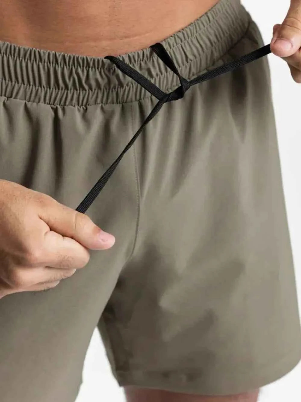 Men's Elastic Waist Active Shorts