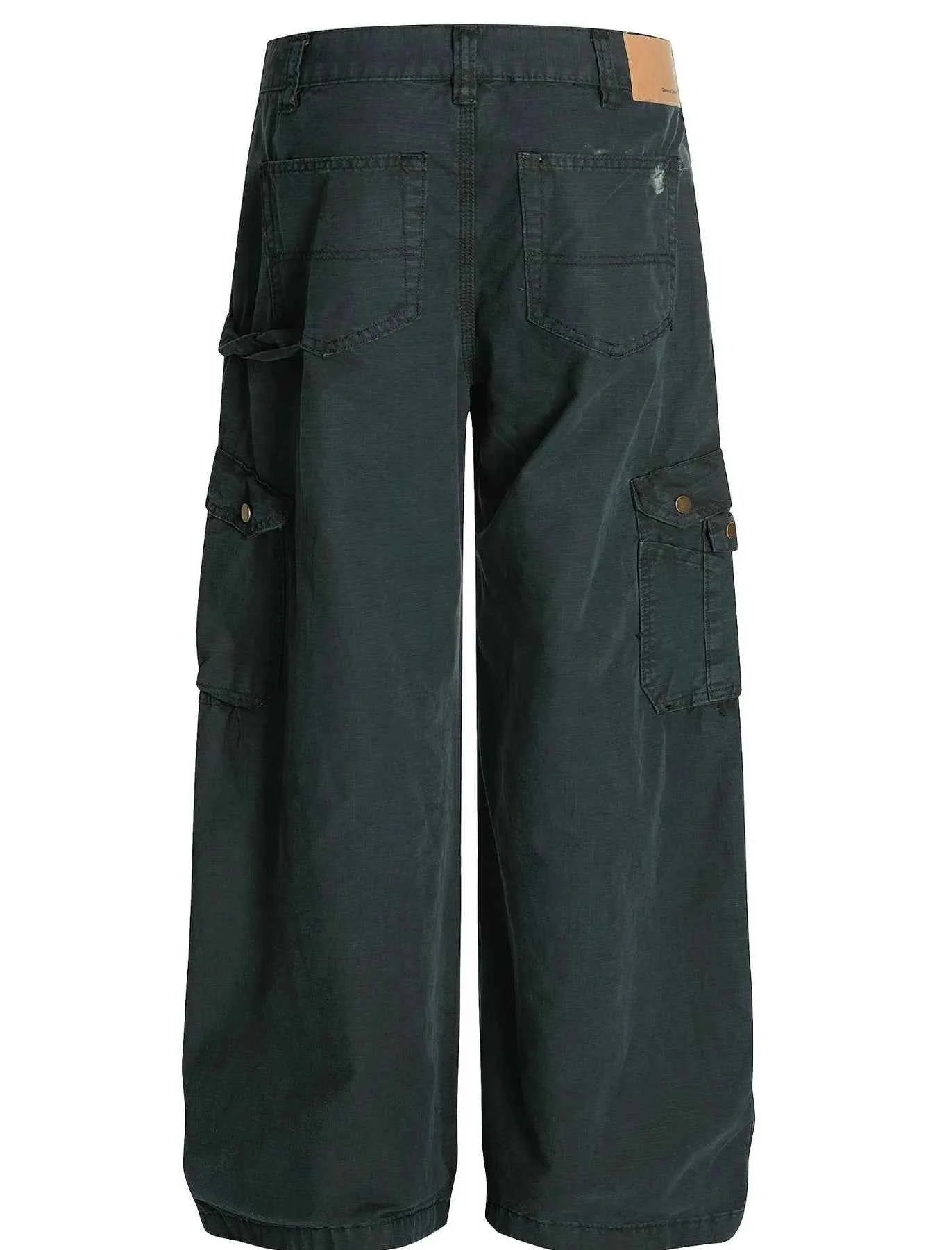 Men's Wide Leg Cargo Pants