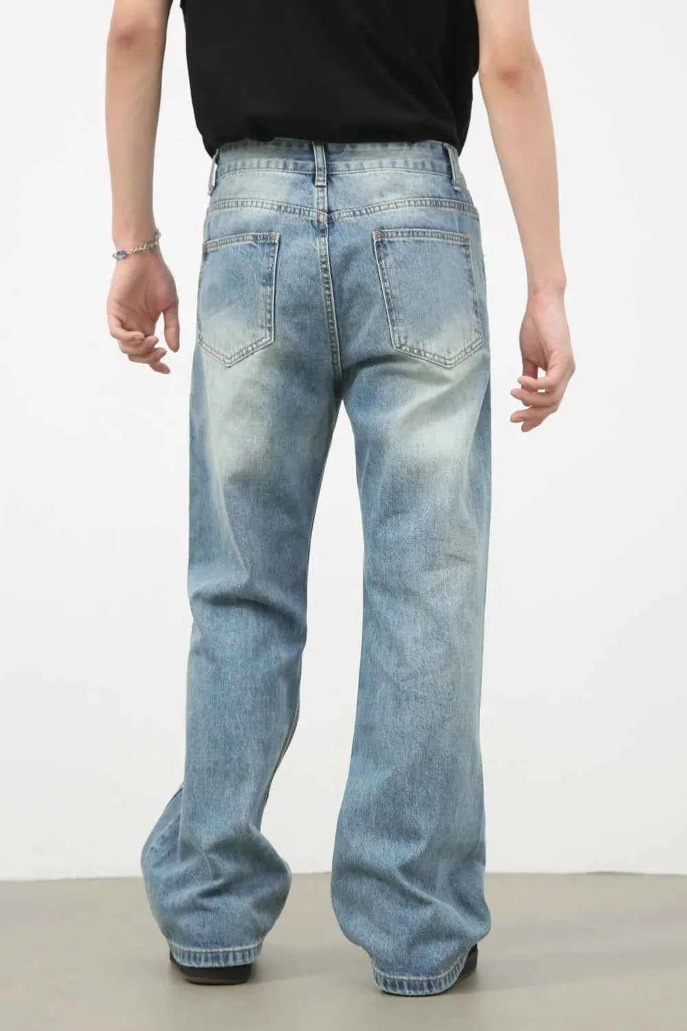 Men's Distressed Denim Jeans for Effortless Style