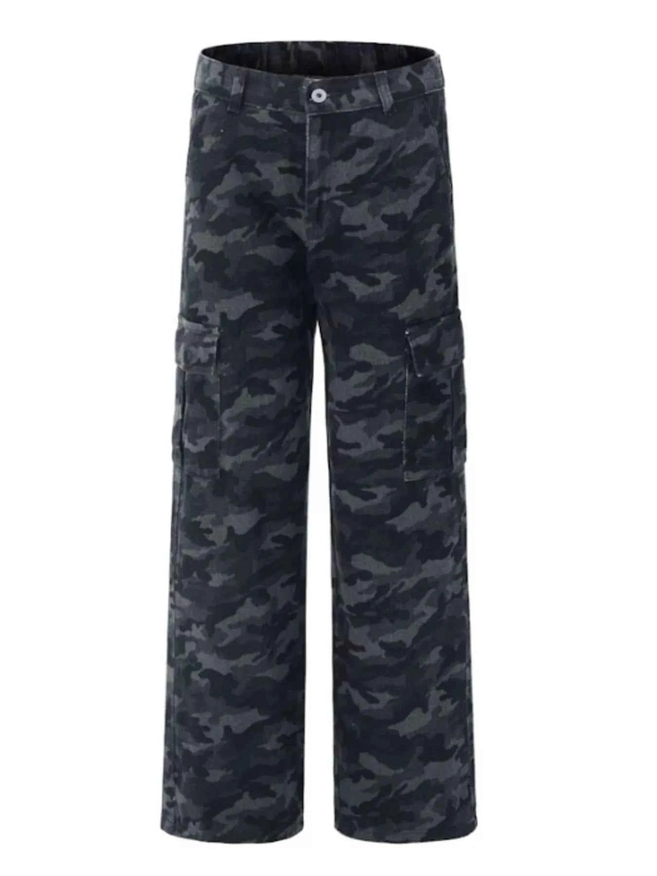 Men's Relaxed Fit Camo Cargo Pants