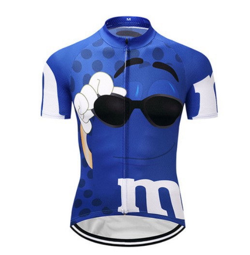 Una variedad de maillots de ciclismo de montaña de manga corta, maillot de ciclismo de secado rápido y transpirable