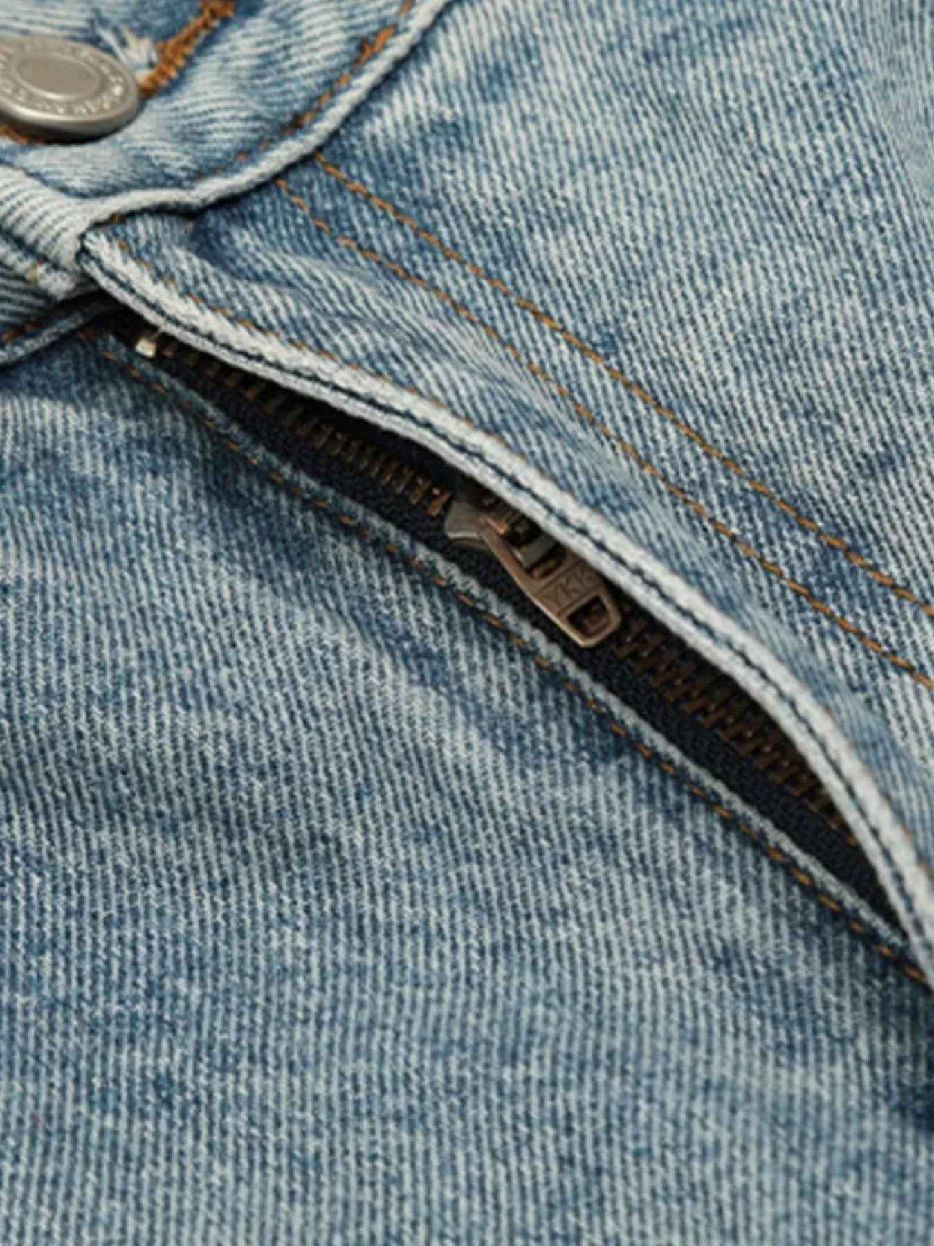 Men's Washed Relaxed Fit Baggy Jeans