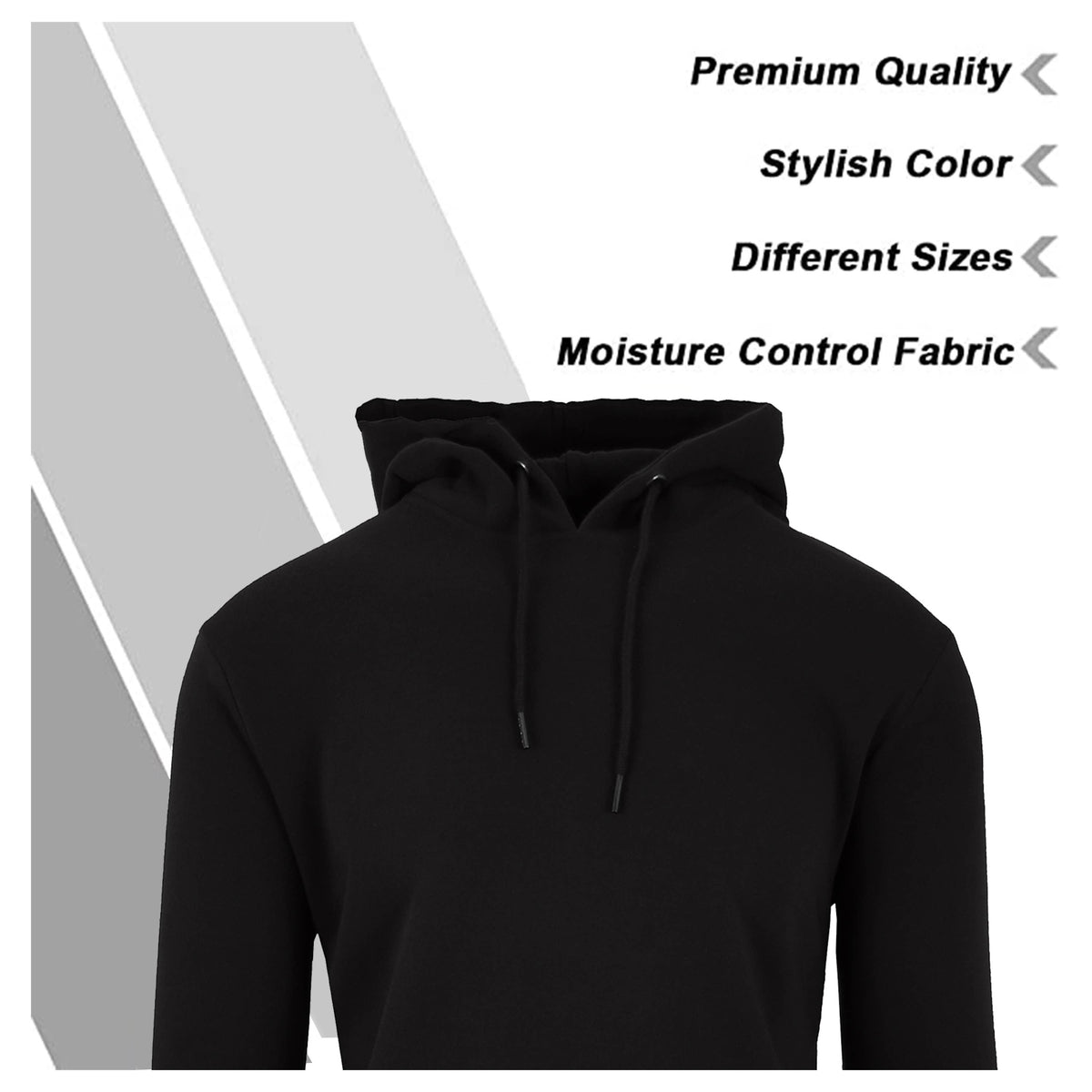 Men’s Black Fleece-Lined Pullover Hoodie (S–5XL)
(Sorry, folks! Medium is currently sold out. 😢)