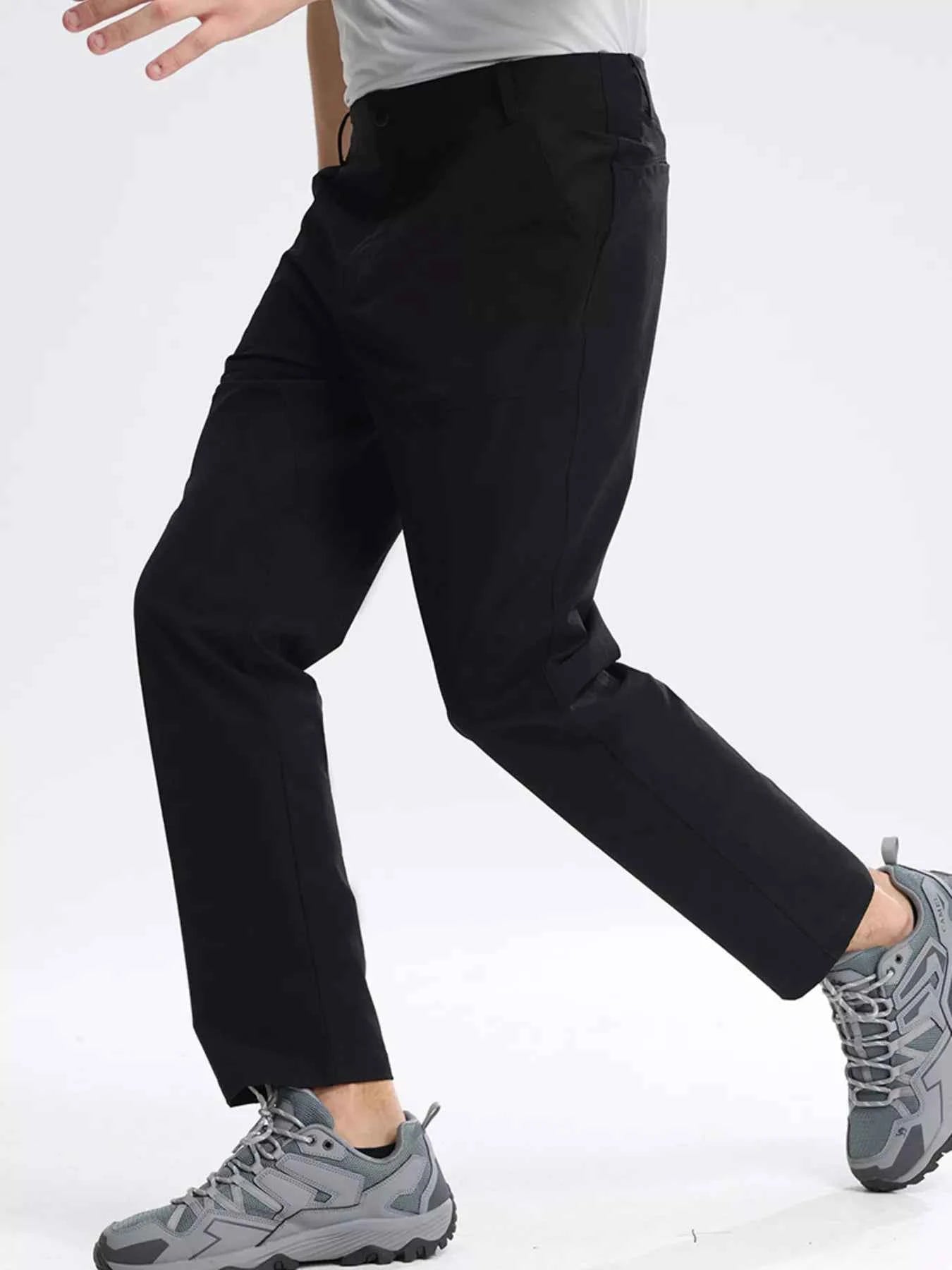 Men's Plus Size Lightweight Pocketed Pants