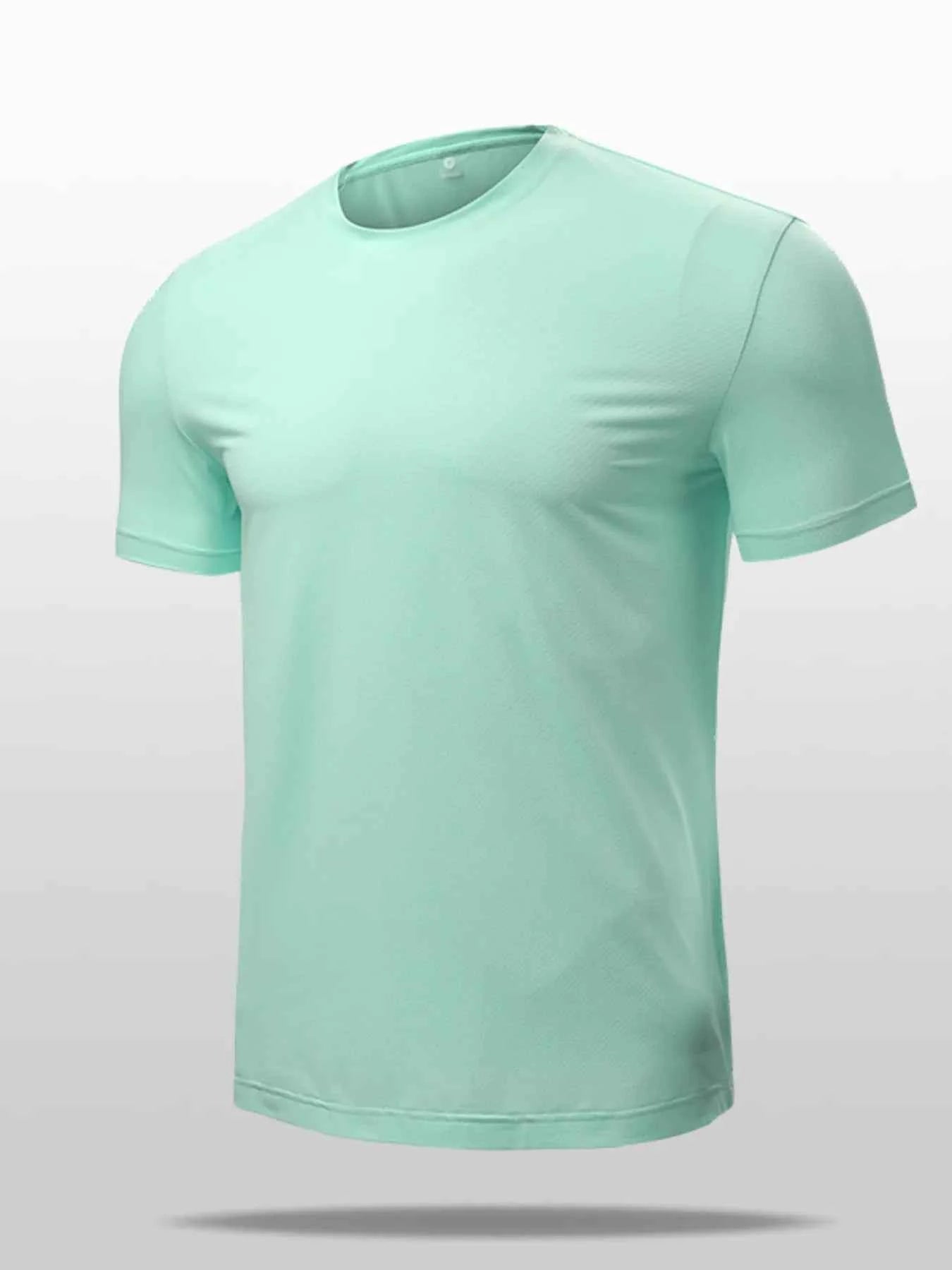 Men's Active Short Sleeve T-Shirt - Round Neck Performance Tee