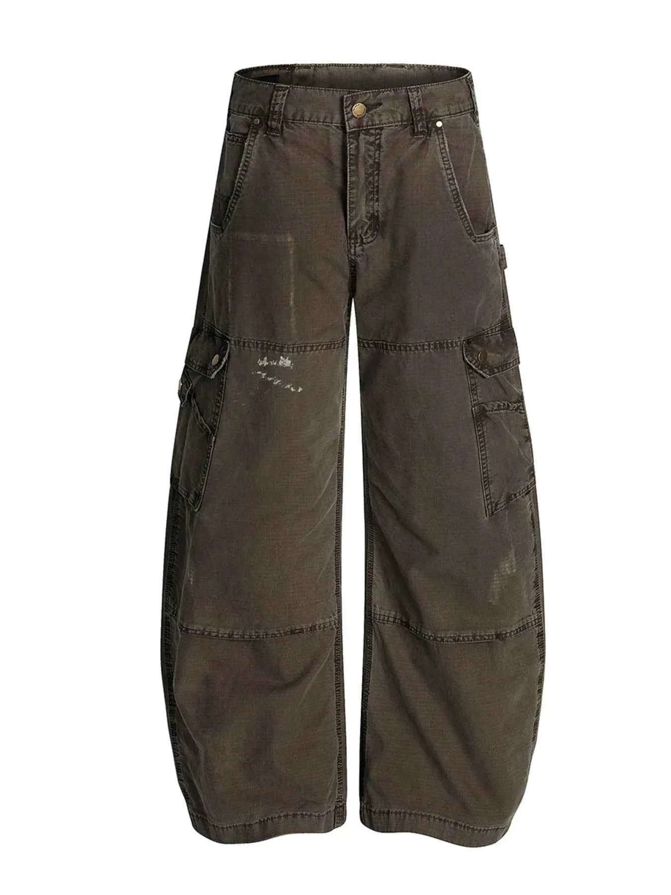 Men's Wide Leg Cargo Pants