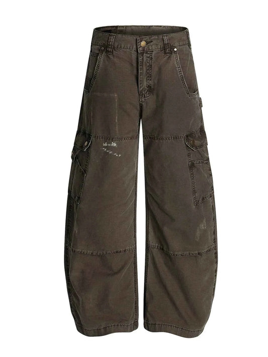 Men's Wide Leg Cargo Pants