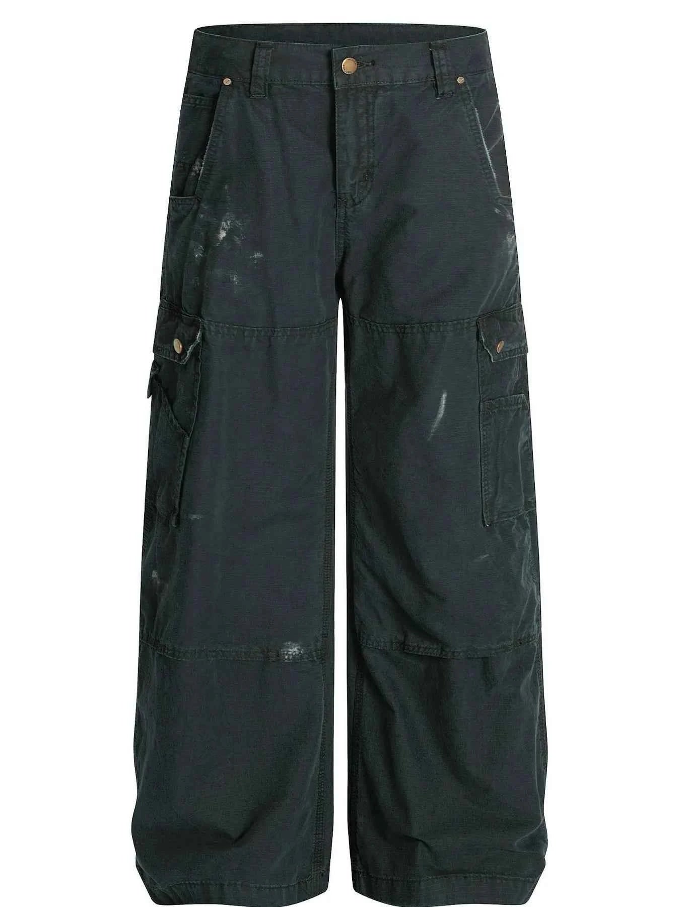 Men's Wide Leg Cargo Pants