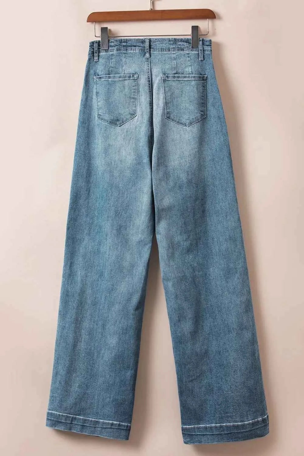Button Fly High Waist Jeans for Effortless Style and Comfort