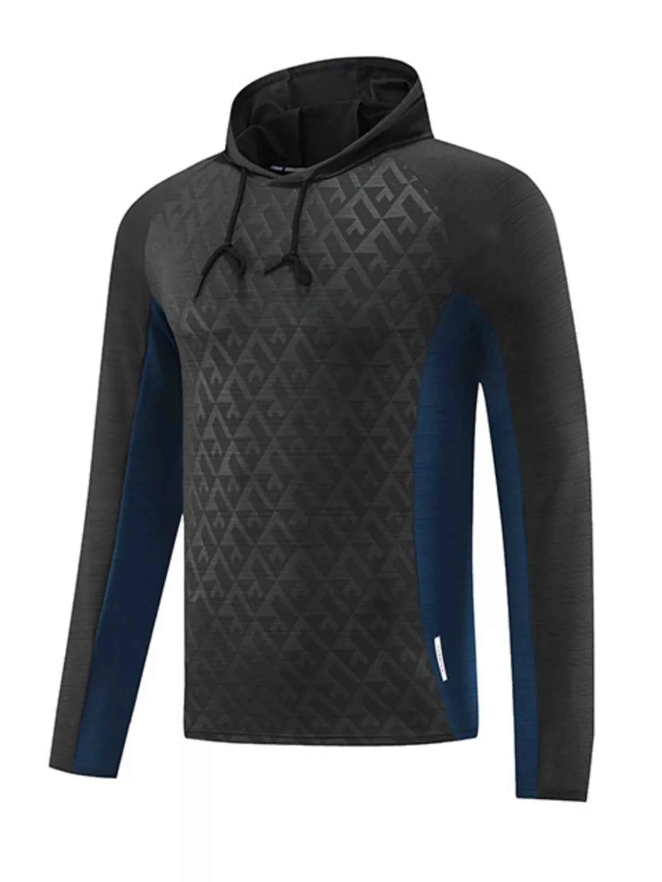 Men's Plus Size Raglan Sleeve Athletic Fit Hoodie