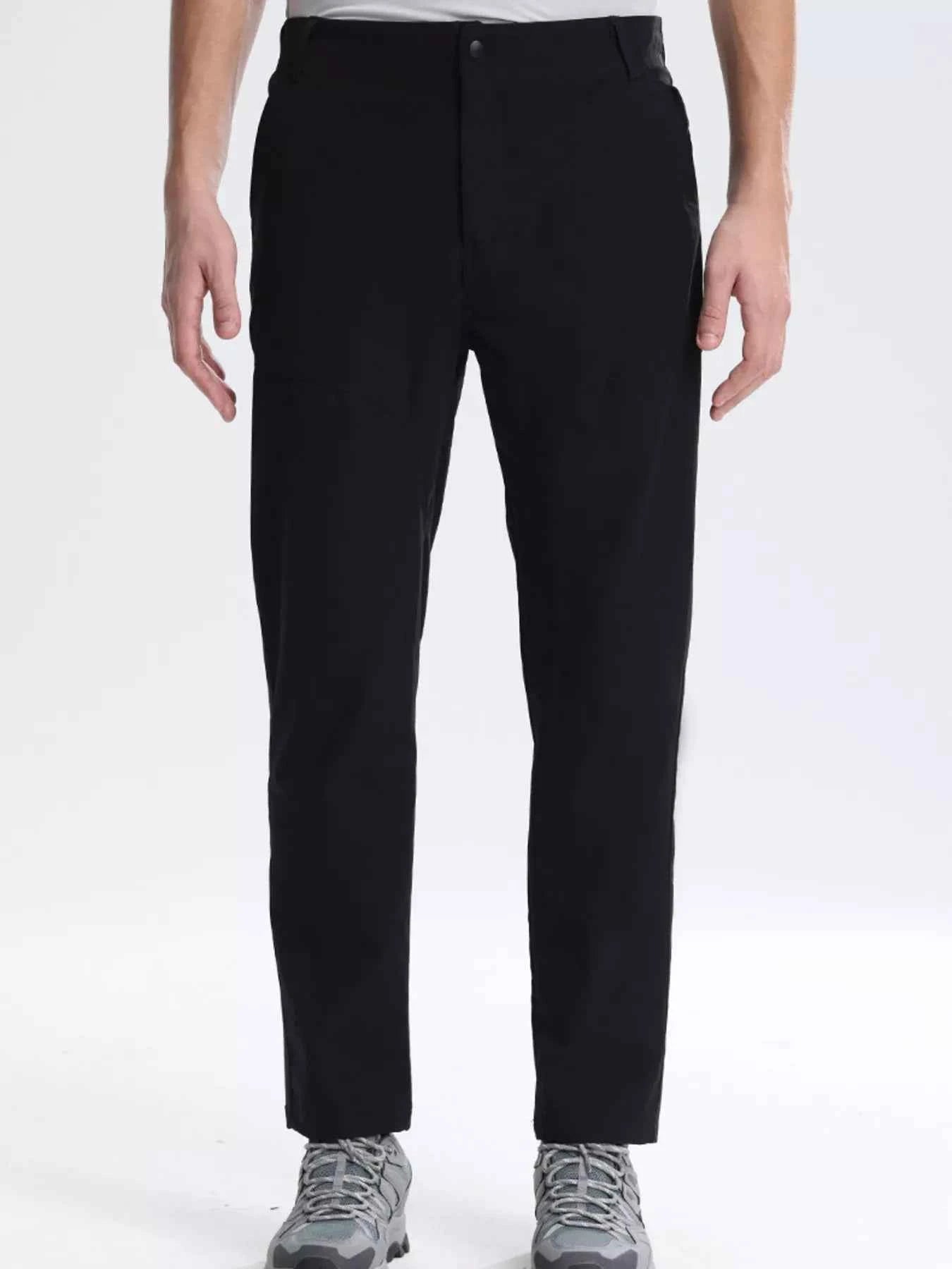 Men's Plus Size Lightweight Pocketed Pants